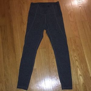 Leggings from Athleta that are dark grey
